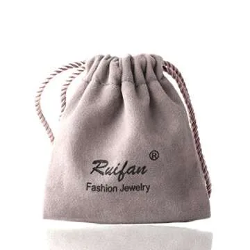 Ruifan 3PCS 316L Surgical Steel Tribal Fake Faux Clip On Earrings Nose Hoop Ring Body Jewelry Piercing Unisex 20 Gauge 5/16"(8mm) - Mix Color