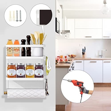 Dr.BeTree Magnetic Spice Rack - Space Saving Kitchen Solution