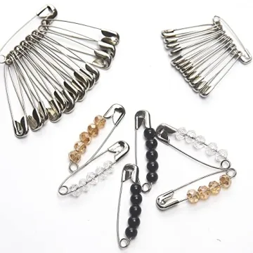 Luxurecourt 250 Pack Assorted Safety Pins for Crafts