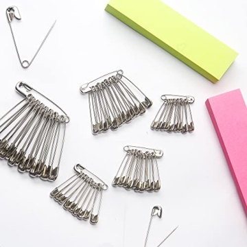 Luxurecourt 250 Pack Assorted Safety Pins for Crafts