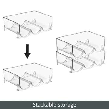 Stackable Wine Rack for Efficient Storage Solutions