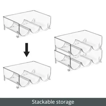 Stackable Wine Rack for Efficient Storage Solutions