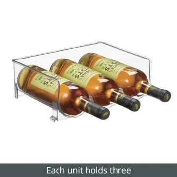 Stackable Wine Rack for Efficient Storage Solutions