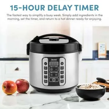 Aroma 20-Cup Digital Rice Cooker with Smart Cooking Modes