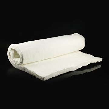 High-Temp Ceramic Fiber Insulation Blanket for Stoves 2400F