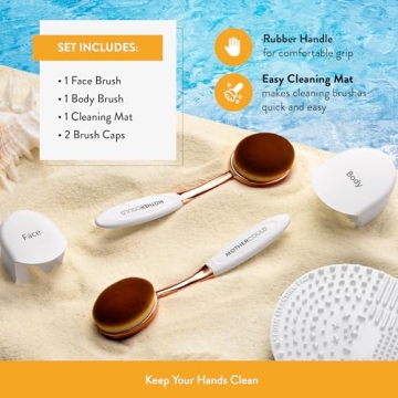 Mothercould Sunscreen Brush Set for Families and Kids