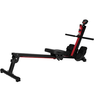 Foldable Indoor Rowing Machine with Adjustable Resistance