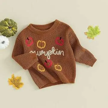 Karwuiio Cozy Knit Toddler Sweater for Stylish Kids