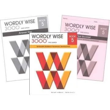 Wordly Wise 3000 Grade 5 SET -- Student, Answer Key and Tests (Systematic Academic Vocabulary Develo...