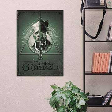 MIGHTYPRINT Fantastic Beasts - Crimes of Grindelwald - Deathly Hallows - Dumbledore - Jude Law - Johnny Depp – Durable 17” x 24" Wall Art – NOT Made of Paper – Officially Licensed Collectible
