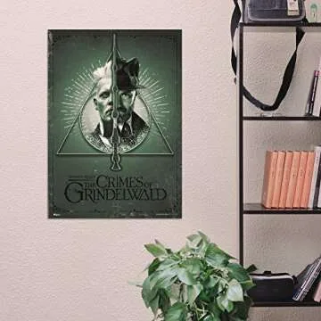 MIGHTYPRINT Fantastic Beasts - Crimes of Grindelwald - Deathly Hallows - Dumbledore - Jude Law - Johnny Depp – Durable 17” x 24" Wall Art – NOT Made of Paper – Officially Licensed Collectible