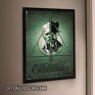 MIGHTYPRINT Fantastic Beasts - Crimes of Grindelwald - Deathly Hallows - Dumbledore - Jude Law - Johnny Depp – Durable 17” x 24" Wall Art – NOT Made of Paper – Officially Licensed Collectible