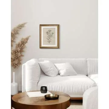 InSimSea Gold Framed Wall Art for Elegant Home Decor