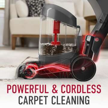 Hoover ONEPWR SmartWash Cordless Carpet Cleaner Machine - Effortless Carpet Cleaning Solution