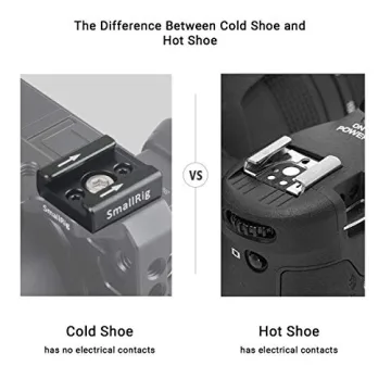 SmallRig Cold Shoe Mounts for Cameras - 2pcs Set
