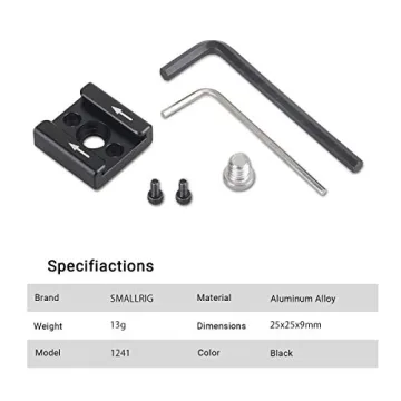 SmallRig Cold Shoe Mounts for Cameras - 2pcs Set