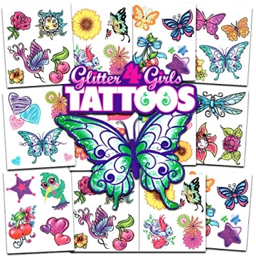 50 Dazzling Crenstone Glitter Tattoos Sparkling Fun