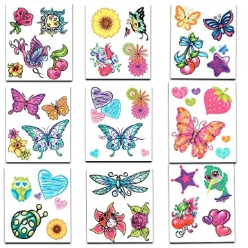 50 Dazzling Crenstone Glitter Tattoos Sparkling Fun