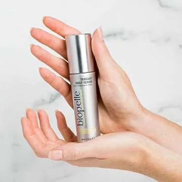 Biopelle Tensage Growth Factor Daily Facial Serum with SCA 15 Biorepair Index, 1 Oz