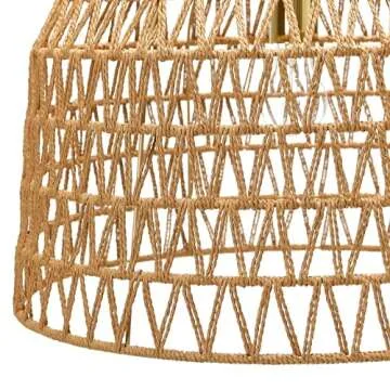 Crafted Bohemian Ceiling Light with Brushed Gold Accents