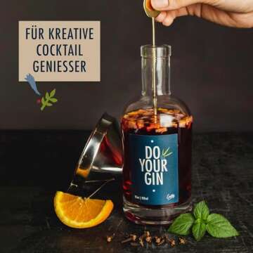 Craftly Gin Infusion Kit - Natural Botanicals for Cocktails