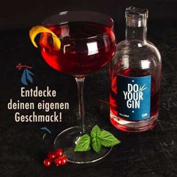 Craftly Gin Infusion Kit - Natural Botanicals for Cocktails