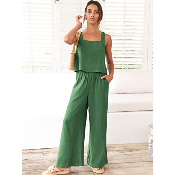 Stylish ANRABESS Women's 2 Piece Summer Outfit