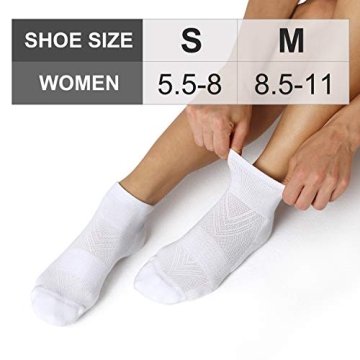 CelerSport Women's Ankle Socks - Moisture-Wicking Comfort