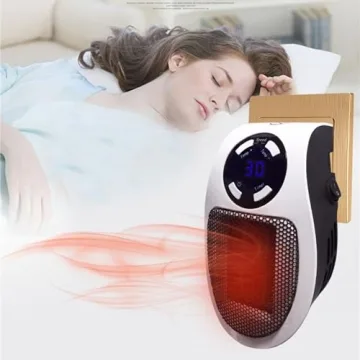 Elon Musk Ultra Air Heater, 2025 Upgraded Plug in Heater, lon Musk Ultra Air Heater with Adjustable Thermostat Timer and Led Display, Space Heaters for Indoor (1 Pack)