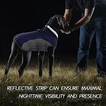 FUAMEY Waterproof Dog Coat with Built-in Harness