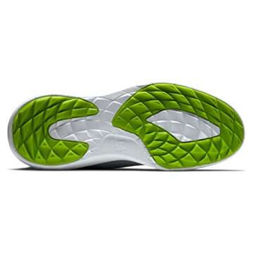 FootJoy Men's FJ Flex Previous Season Style Golf Shoe, Grey/White/Lime, 10