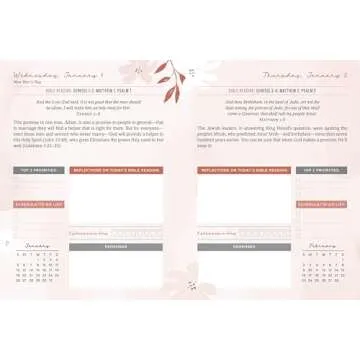 Read Through the Bible in a Year Planner 2025 Edition