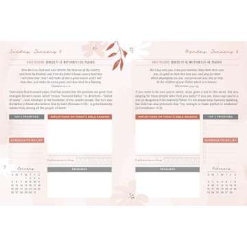 Read Through the Bible in a Year Planner 2025 Edition
