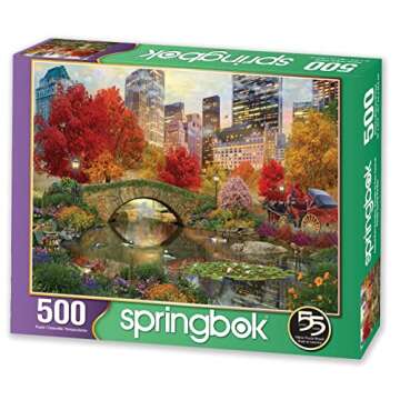 Springbok's 500 Piece Jigsaw Puzzle Central Park Paradise - Made in USA