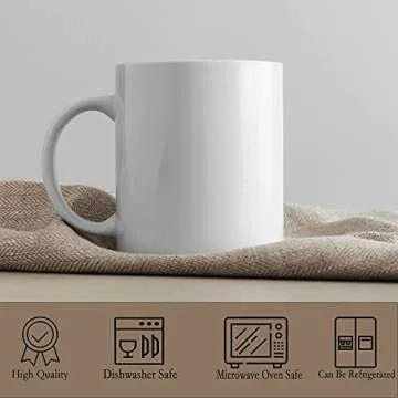 TANGLONG Sublimation Mugs 15 oz, Sublimation Blanks, Bulk Coffee Mugs,White Cups for Coffee,Latte, Soup, Milk, Hot Cocoa Set of 12