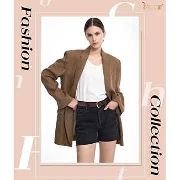 JASGOOD Women's Stylish PU Leather Jeans Belt Today