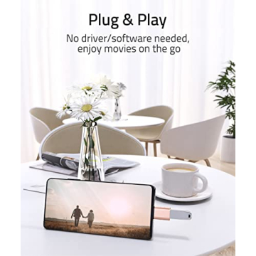 Syntech USB C to USB Adapter - 2 Pack in Rose Gold