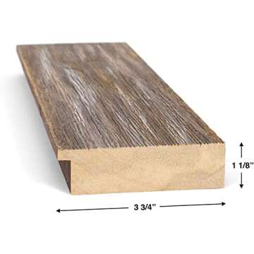 Deco TV Frames Distressed Barnwood for Samsung The Frame