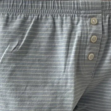 Y2K Women's Low Waist Striped Boxer Pajama Shorts