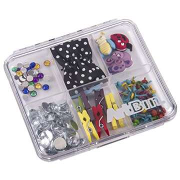 ArtBin Slim Line 6 Compartment Box Set - Clear Storage