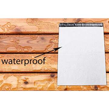 50 Pcs 19x24 Inch Poly Bag Mailer 2.35 MIL Recyclable Heavy-Duty Premium Envelopes Shipping Bags, Self Adhesive, Waterproof, Privacy Shielded and Tear-Proof Postage Postal Envelopes, 24x19 Large