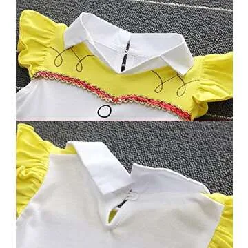 Dressy Daisy Cowgirl Tulle Dress for Toddler Girls Halloween Fancy Party Costume Summer Outfits Size 5T Blue, Style 25