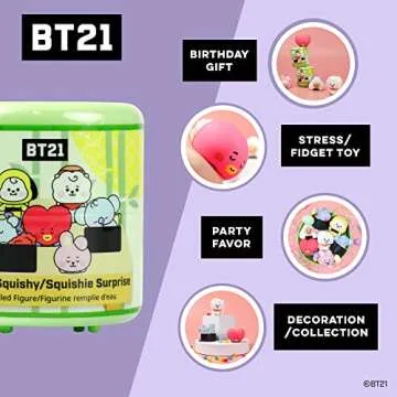 Hamee BT21 Water Filled Squishy - Fun Stress Relief Toy