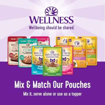 Wellness CORE Tiny Tasters Pate Adult Wet Cat Food 12 Pack