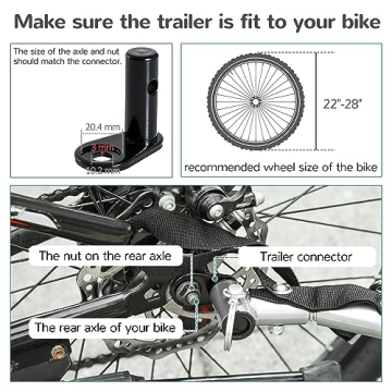 Aosom 2-Seat Child Bike Trailer with Safety Features and Comfort