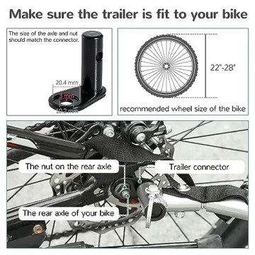 Aosom 2-Seat Child Bike Trailer with Safety Features and Comfort