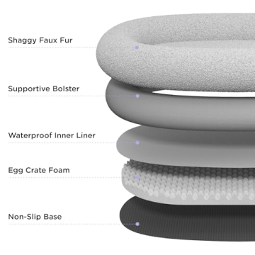 3-in-1 Foldable Human Dog Bed with Supportive Bolster