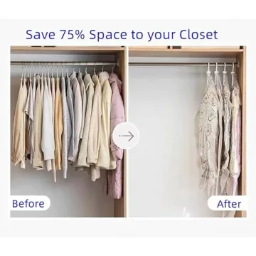 SunHorde Vacuum Storage Bags 6 Pack for Seasonal Clothing