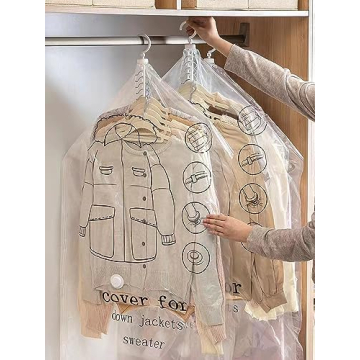 SunHorde Vacuum Storage Bags 6 Pack for Seasonal Clothing