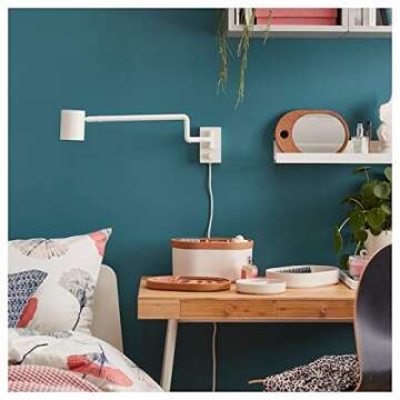 SAXBORGA Storage box with mirror lid, plastic cork, 24x17 cm for home & office use. Interior organisers. Bathroom accessories. Small storage & organisers. Storage & organisation. Environment friendly.